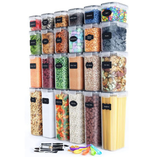 Vorratsdosen Luftdicht Set 24 - BPA-frei Küchen | GiDeli