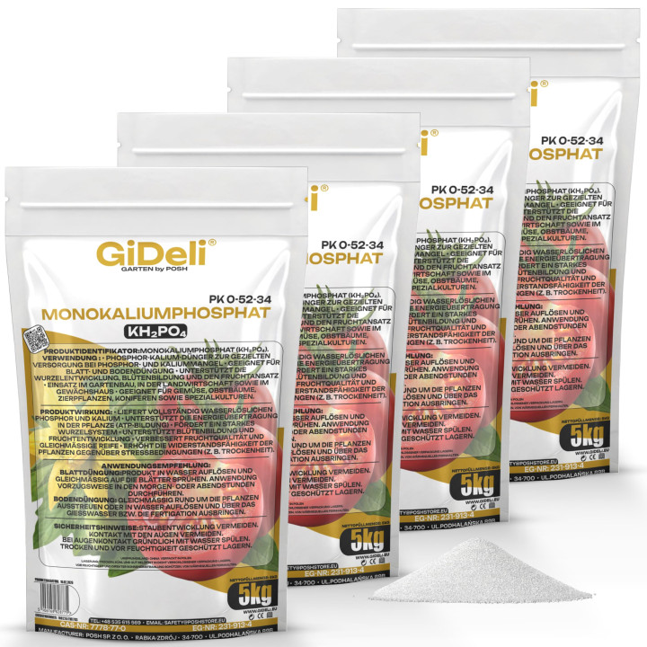 Monokaliumphosphat 20kg - MKP Phosphor Kalium P-K | GiDeli