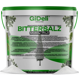 Bittersalz 5kg - Magnesiumsulfat Koniferen Hecken | GiDeli