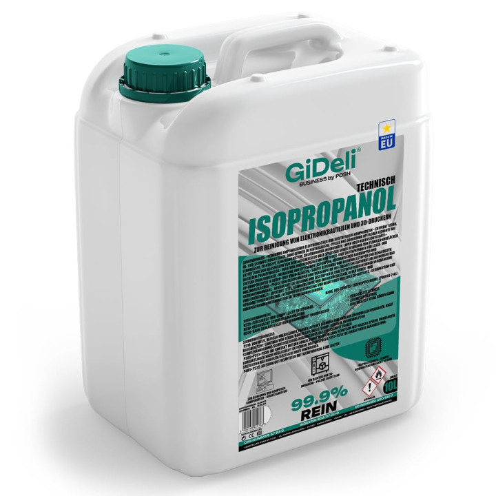 Isopropanol 10L - Technisch 99,9% IPA Reiniger & | GiDeli