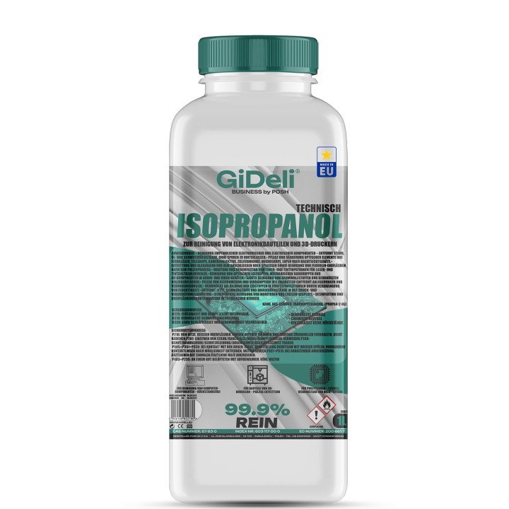 Isopropanol 1L - Technisch 99,9% IPA Reiniger & | GiDeli