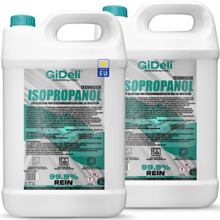 Isopropanol 10L - Technisch 99,9% IPA Reiniger & | GiDeli