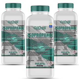 Isopropanol 3L - Technisch 99,9% IPA Reiniger & | GiDeli