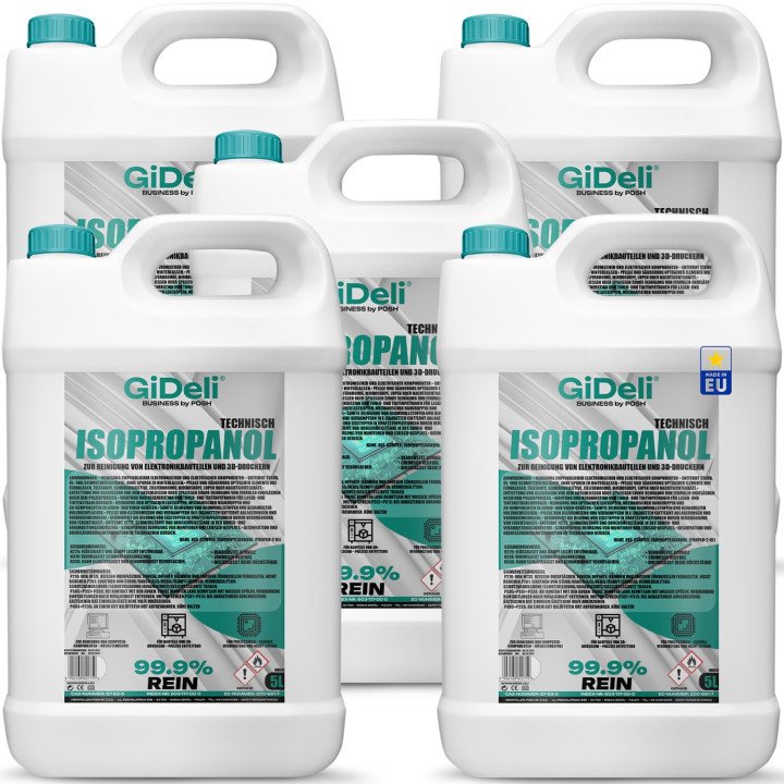 Isopropanol 25L - Technisch 99,9% IPA Reiniger & | GiDeli