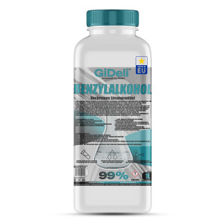 Benzylalkohol 99,9% 1L - Reiniger Lösungsmittel | GiDeli