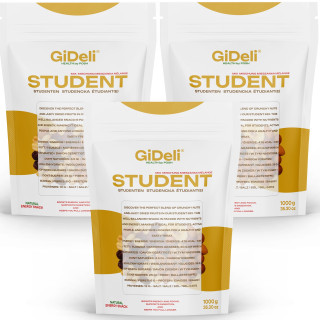 Studentenfutter 3kg - Nuss-Frucht-Mix ungesalzen | GiDeli
