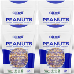 Erdnüsse 20kg Geröstet Ungesalzen Ohne Öl Naturbelassen Snack Protein GiDeli