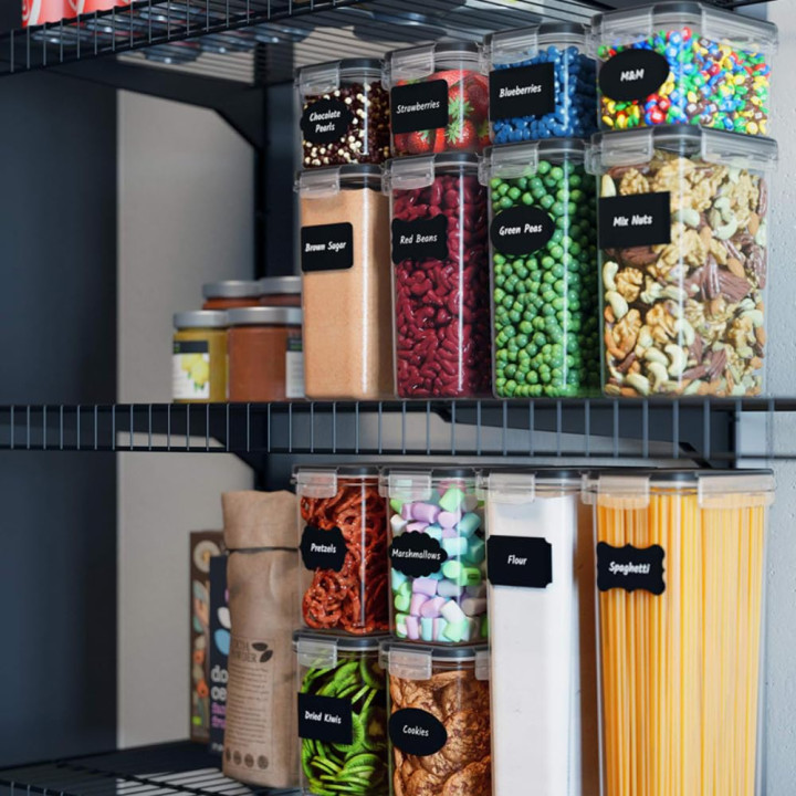 Vorratsdosen Luftdicht Set 24 - BPA-frei Küchen | GiDeli