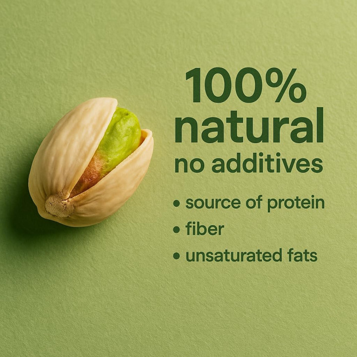 Pistazien 1kg - Geröstet Gesalzen mit Schale Vegan | GiDeli