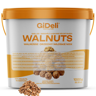 Walnüsse 1kg - Ungesalzen Naturbelassen Ohne Schale | GiDeli