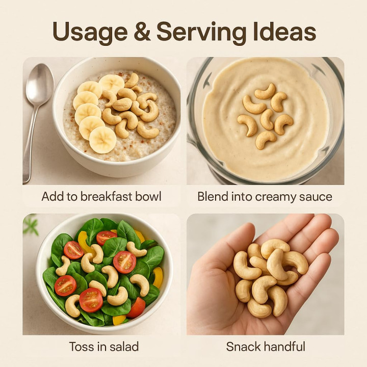 Cashewkerne 20kg - Ganze Kerne Ungesalzen | GiDeli