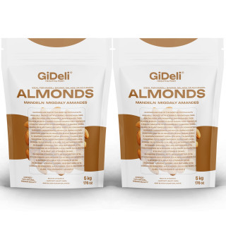 Mandeln 10kg - Naturbelassen Ungesalzen Rohkost | GiDeli