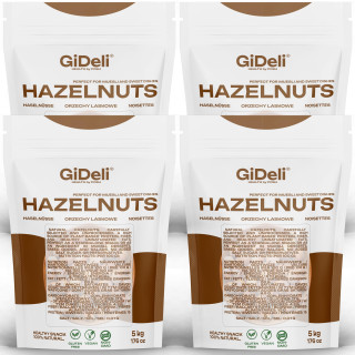 Haselnüsse 20kg - Geschält Ungesalzen Ganze | GiDeli