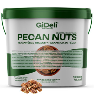 Pekannüsse 3kg - Ungesalzen Naturbelassen Ganze | GiDeli
