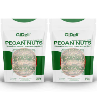 Pekannüsse 2kg - Ungesalzen Naturbelassen Ganze | GiDeli