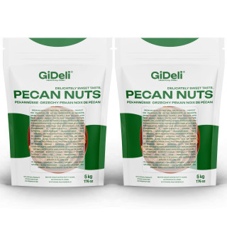 Pekannüsse 10kg - Ungesalzen Naturbelassen Ganze | GiDeli