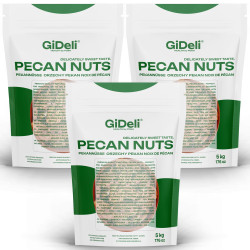 Pekannüsse 15kg Ungesalzen Naturbelassen Ganze Rohkost Backzutat Snack GiDeli