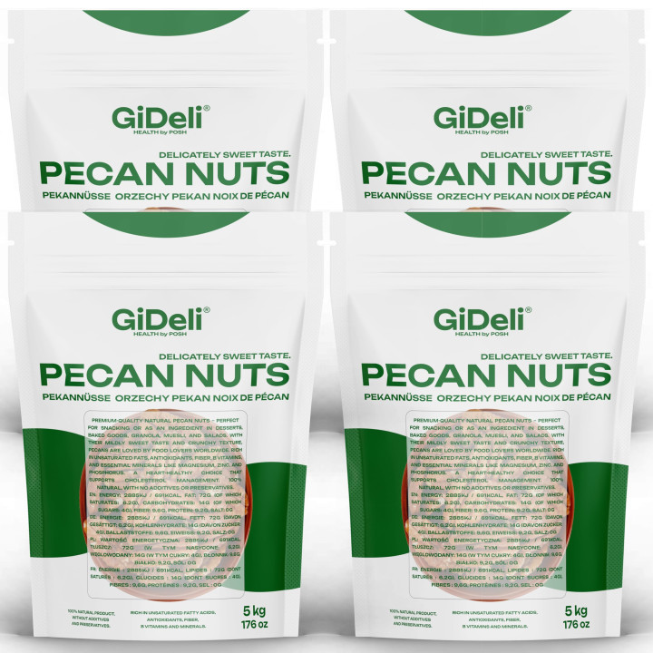 Pekannüsse 20kg - Ungesalzen Naturbelassen Ganze | GiDeli