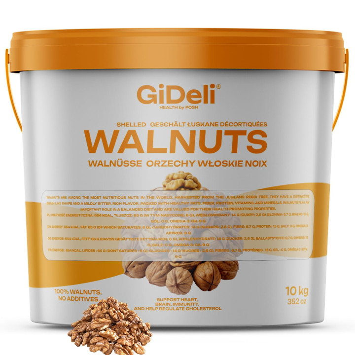 Walnüsse 10kg - Ungesalzen Naturbelassen Ohne | GiDeli