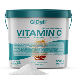 Vitamin C Pulver 5kg Chlorneutralisation Pool Spa Aquarium Wasserpflege GiDeli