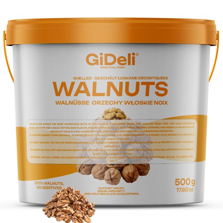 Walnüsse 500g - Ungesalzen Naturbelassen Ohne | GiDeli