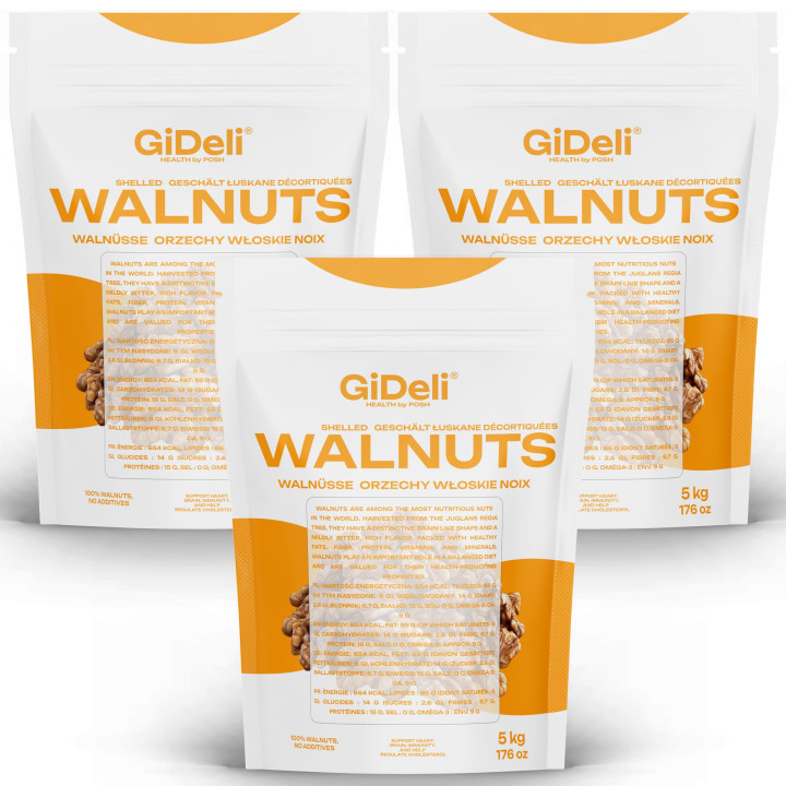Walnüsse 15kg - Ungesalzen Naturbelassen Ohne | GiDeli