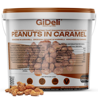 Gebrannte Erdnüsse 500g - Karamell Süß Knusprig | GiDeli