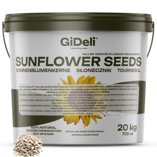 Sonnenblumenkerne 20kg - Geschält Roh Vegan Natur | GiDeli