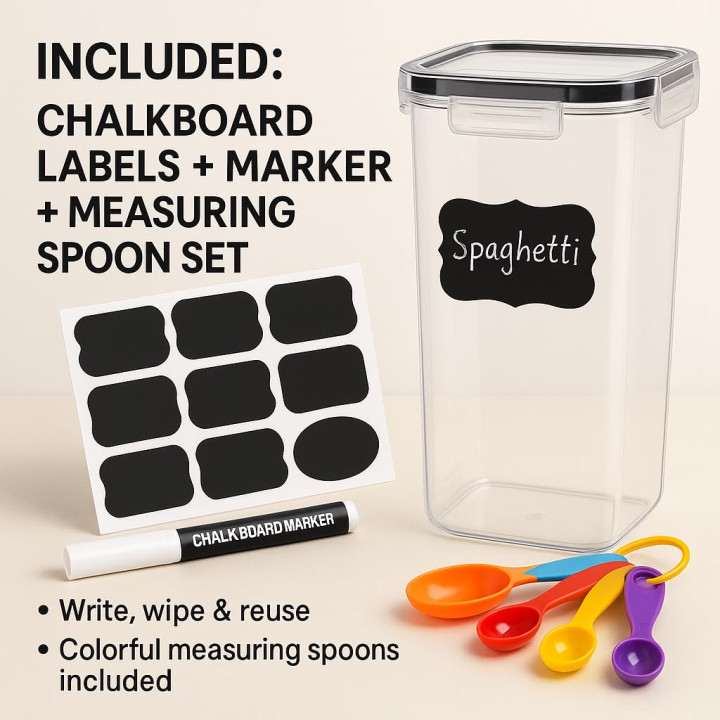 Vorratsdosen Set 24 - -teilig Luftdicht BPA-frei | GiDeli