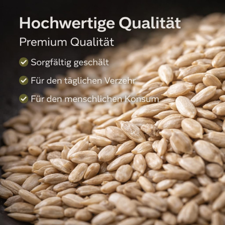 Sonnenblumenkerne 20kg - Geschält Roh Vegan Natur | GiDeli