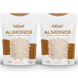 Mandeln 10kg - Naturbelassen Ungesalzen Rohkost | GiDeli