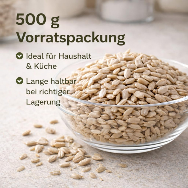 Sonnenblumenkerne 5kg - Geschält Roh Vegan Natur | GiDeli