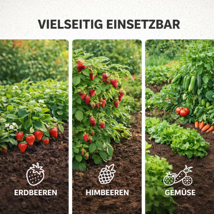 Dünger Erdbeeren Himbeer 25kg - NPK 9-9-15 | GiDeli