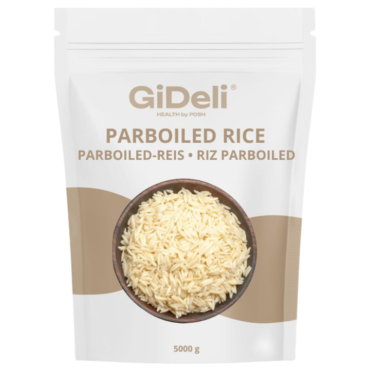 Parboiled Reis 5kg - Langkorn Locker Nährstoffreich | GiDeli
