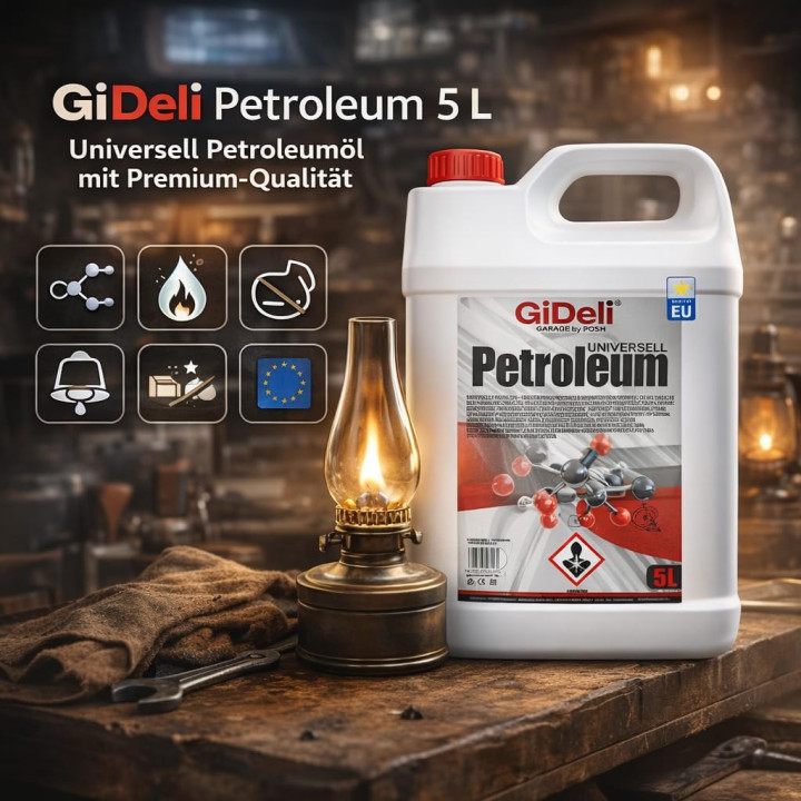 Petroleum 5L - Lampenöl Hochrein Gerucharm | GiDeli