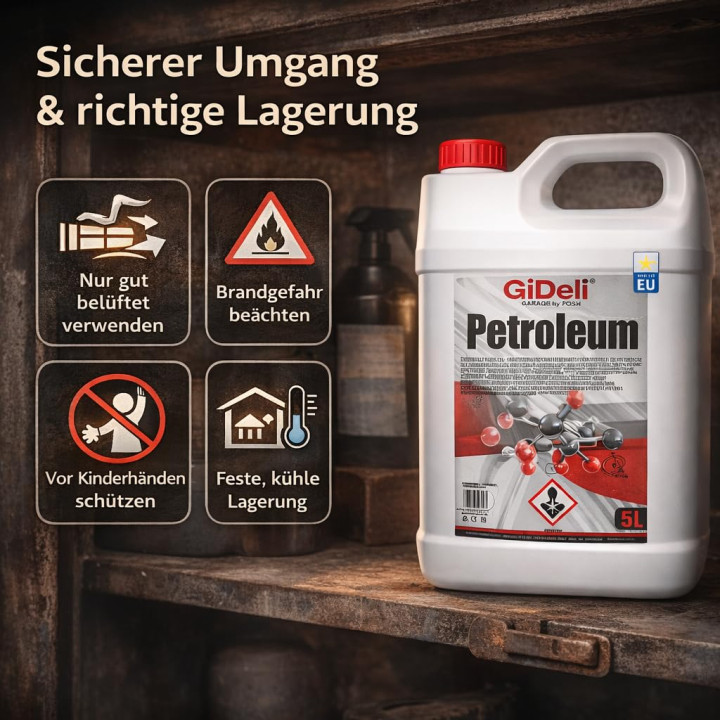 Petroleum 20L - Lampenöl Hochrein Gerucharm | GiDeli