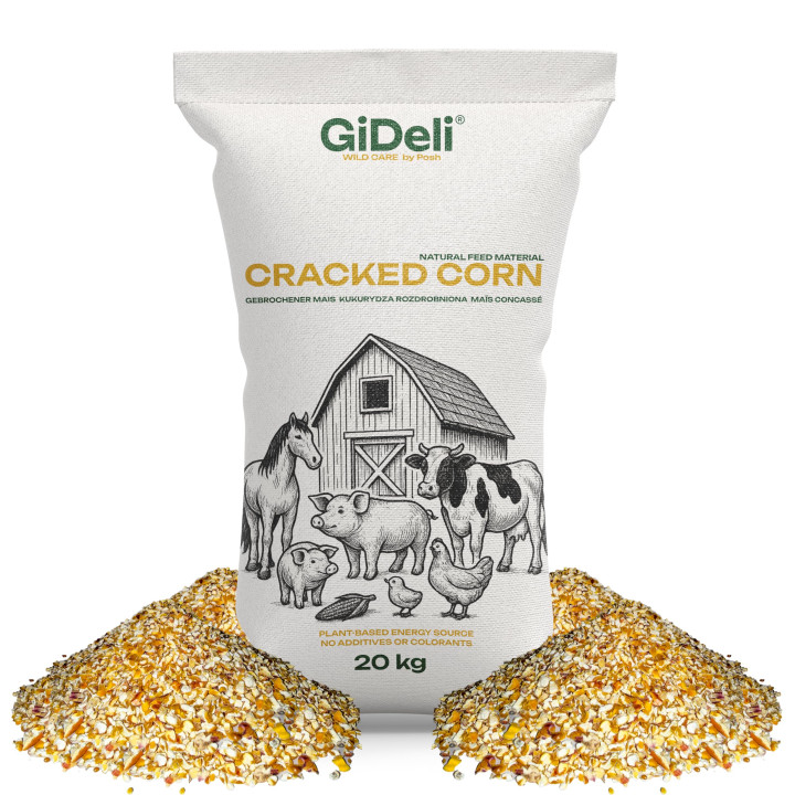Maisbruch 20kg - Gebrochener Mais Gelb Futtermais | GiDeli