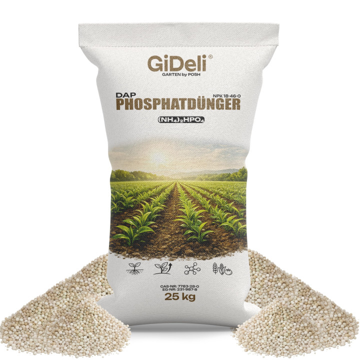 DAP 25kg - Phosphatdünger Mais Getreide Granulat | GiDeli