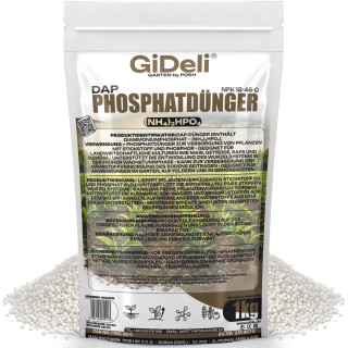 DAP 1kg - Phosphatdünger Mais Getreide Granulat NPK | GiDeli