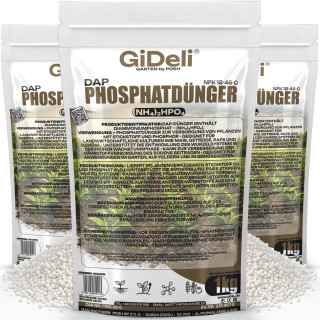 DAP 3kg - Phosphatdünger Mais Getreide Granulat NPK | GiDeli