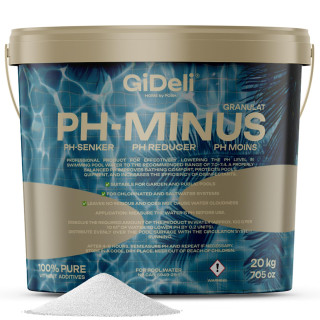 pH Minus 20kg - Granulat pH-Senker Pool Whirlpool | GiDeli