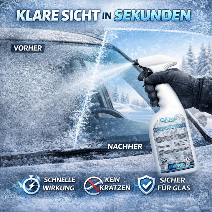 Scheibenenteiser Spray 750ml - Auto Winter | GiDeli