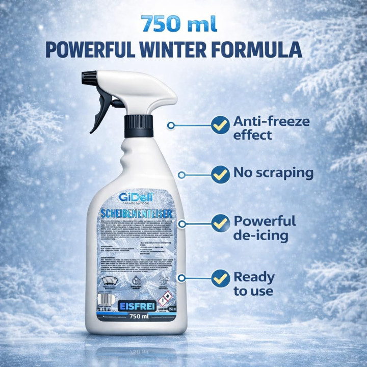 Scheibenenteiser Spray 750ml - Auto Winter | GiDeli