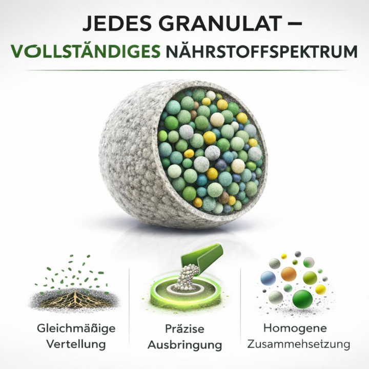 Rasendünger 5kg - 250m² Granulat Moos-Stopp | GiDeli
