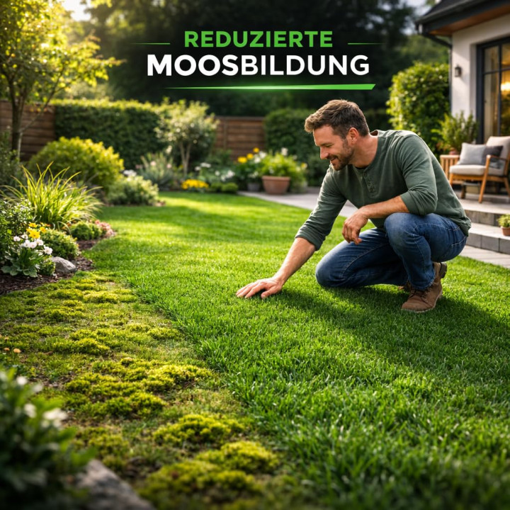 Rasendünger 5kg - 250m² Granulat Moos-Stopp | GiDeli