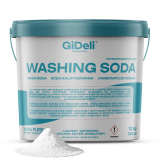 Waschsoda 10kg - Natriumcarbonat Na2CO3 Kalziniert | GiDeli