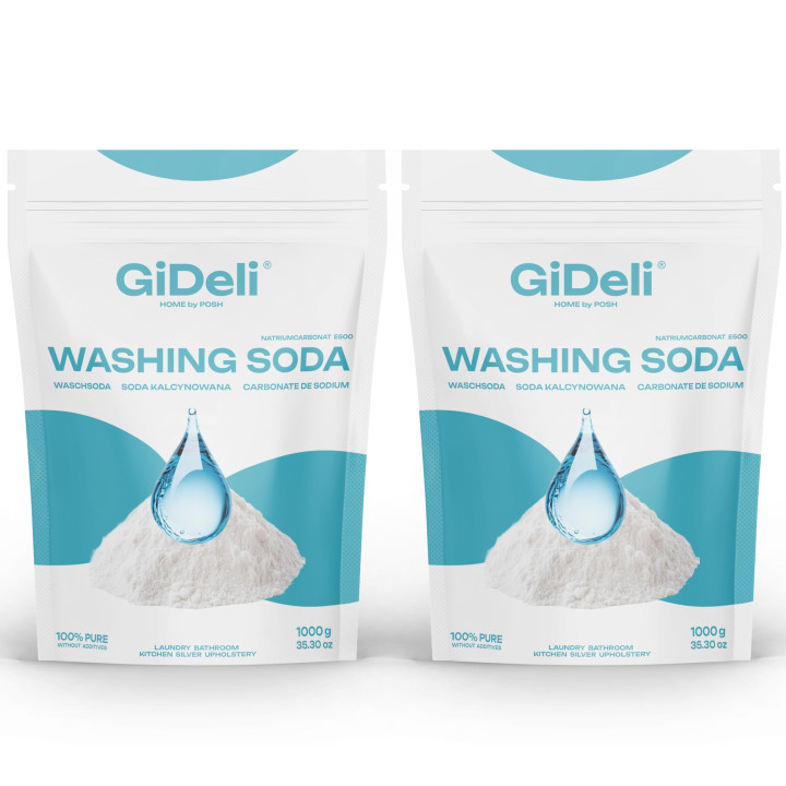 Waschsoda 2kg - Natriumcarbonat Na2CO3 Kalziniert | GiDeli