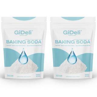 Natron 2kg - Lebensmittelqualität Natriumbicarbonat | GiDeli