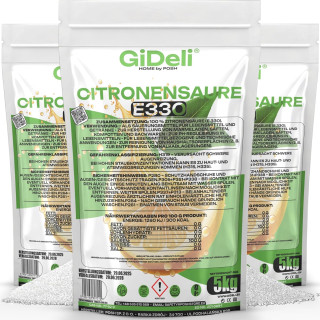 Zitronensäure 15kg - Entkalker Citric Acid | GiDeli