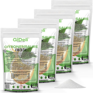 Zitronensäure 20kg - Entkalker Citric Acid | GiDeli